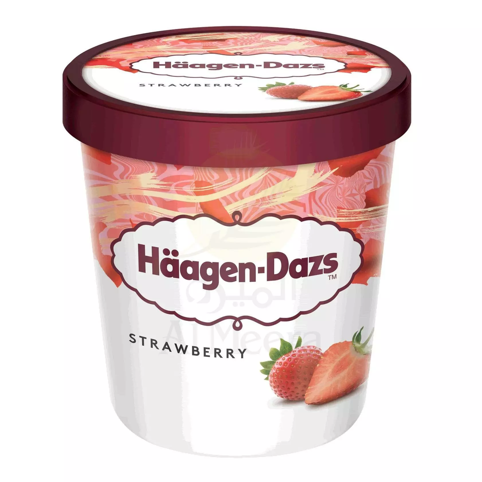 HAAGEN-DAZS STRAWBERRIES & CREAM CUP 460ML 