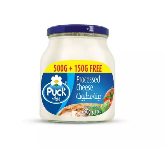 PUCK PROCESSED CHEESE 500 G + 150 G FREE