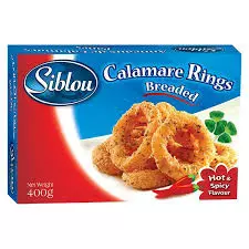 SIBLOU CALAMARE RINGS BREADED HOT & SPICY 400G