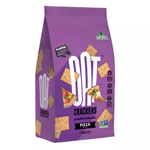 EQUIA OAT CRACKERS PIZZA 50G