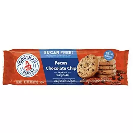 VOORTMAN COOKIES SUGAR FREE 227G PECAN CHOCO CHIPS