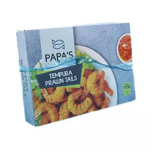 PAPAS TEMPURA PRAUN TAILS 400G