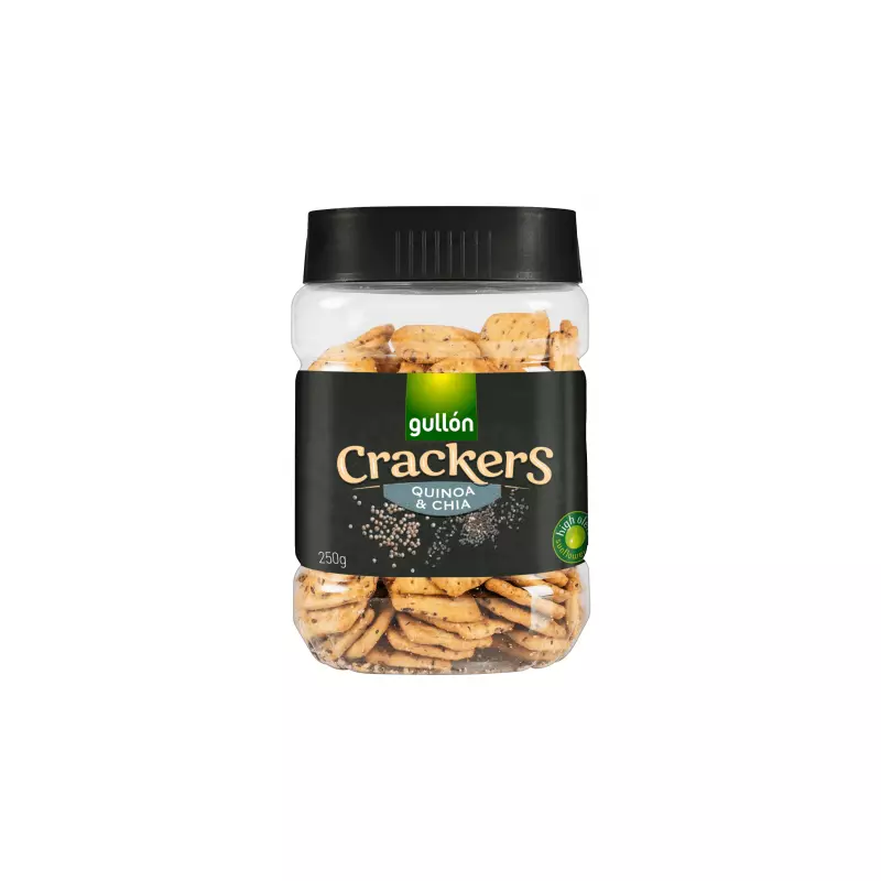 GULLON QUINOA & CHIA CRACKERS 250G  