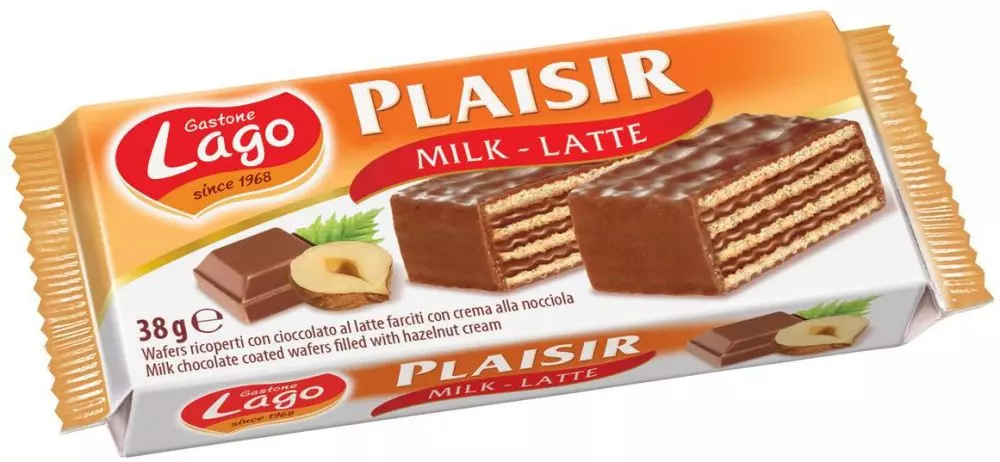LAGO PLAISIR CHOCO WAFER 38 G 