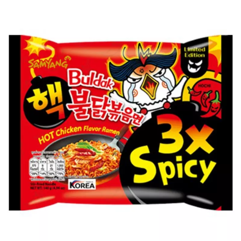 SAMYANG KOREAN NOODLES *3 SPICY 140 G 
