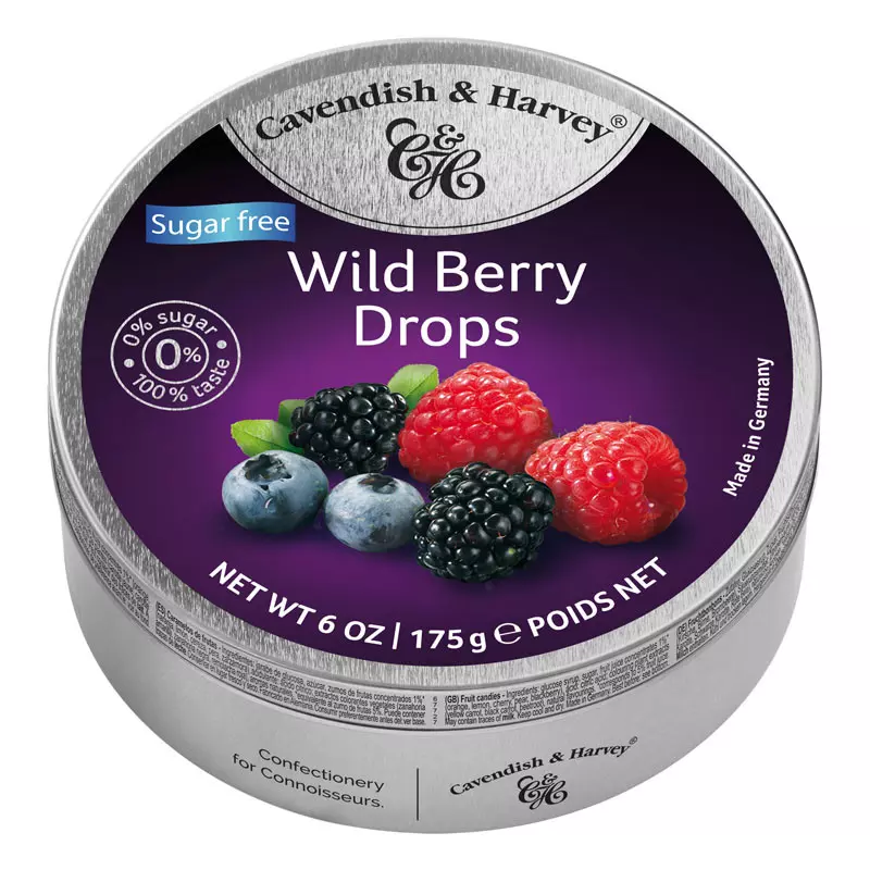 CAVENDISH DROPS SF WILDBERRY 175G 