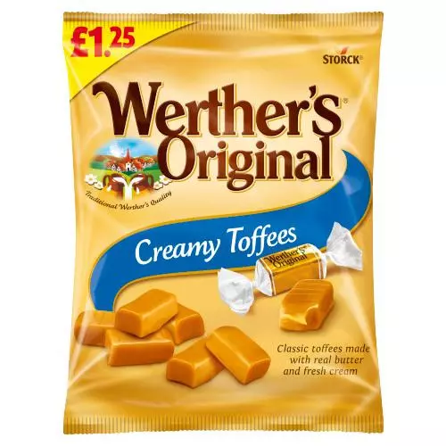 WERTHERS CREAMY TOFFEES 110G 