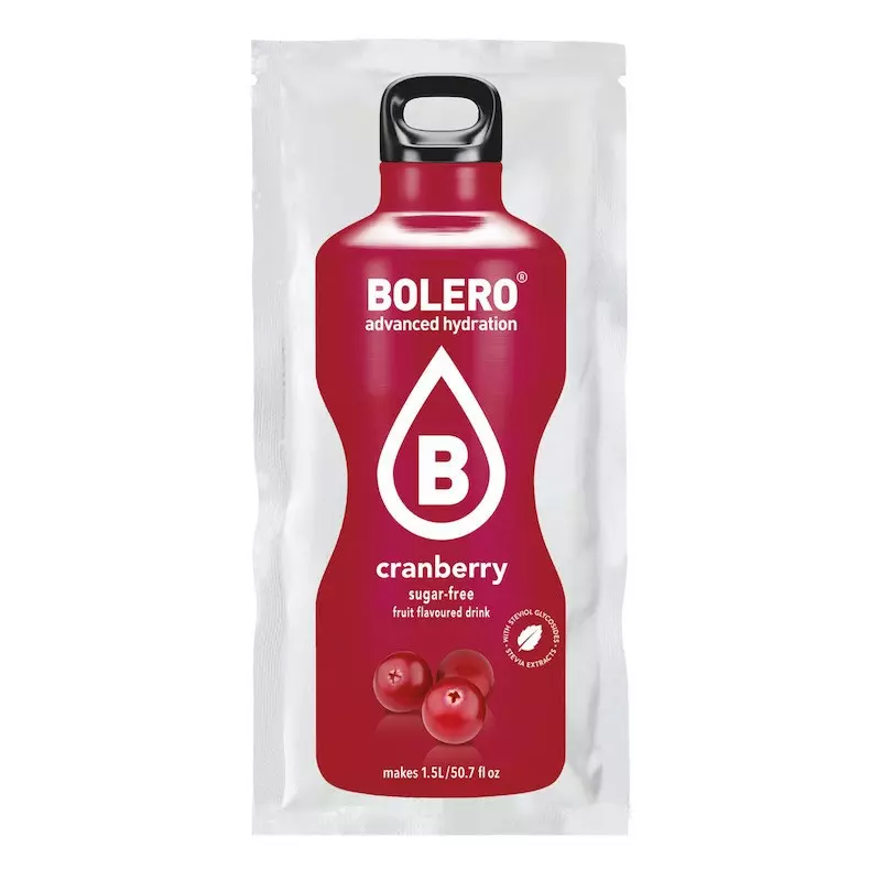 BOLERO POWDER DRINK CRANBERRY 9G 