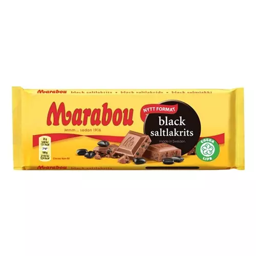 MARABOU BLACK SALT LAKRIDS 100 G