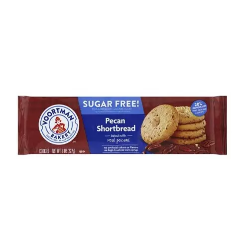 VOORTMAN COOKIES SUGAR FREE 227G PECAN SHORT BREAD