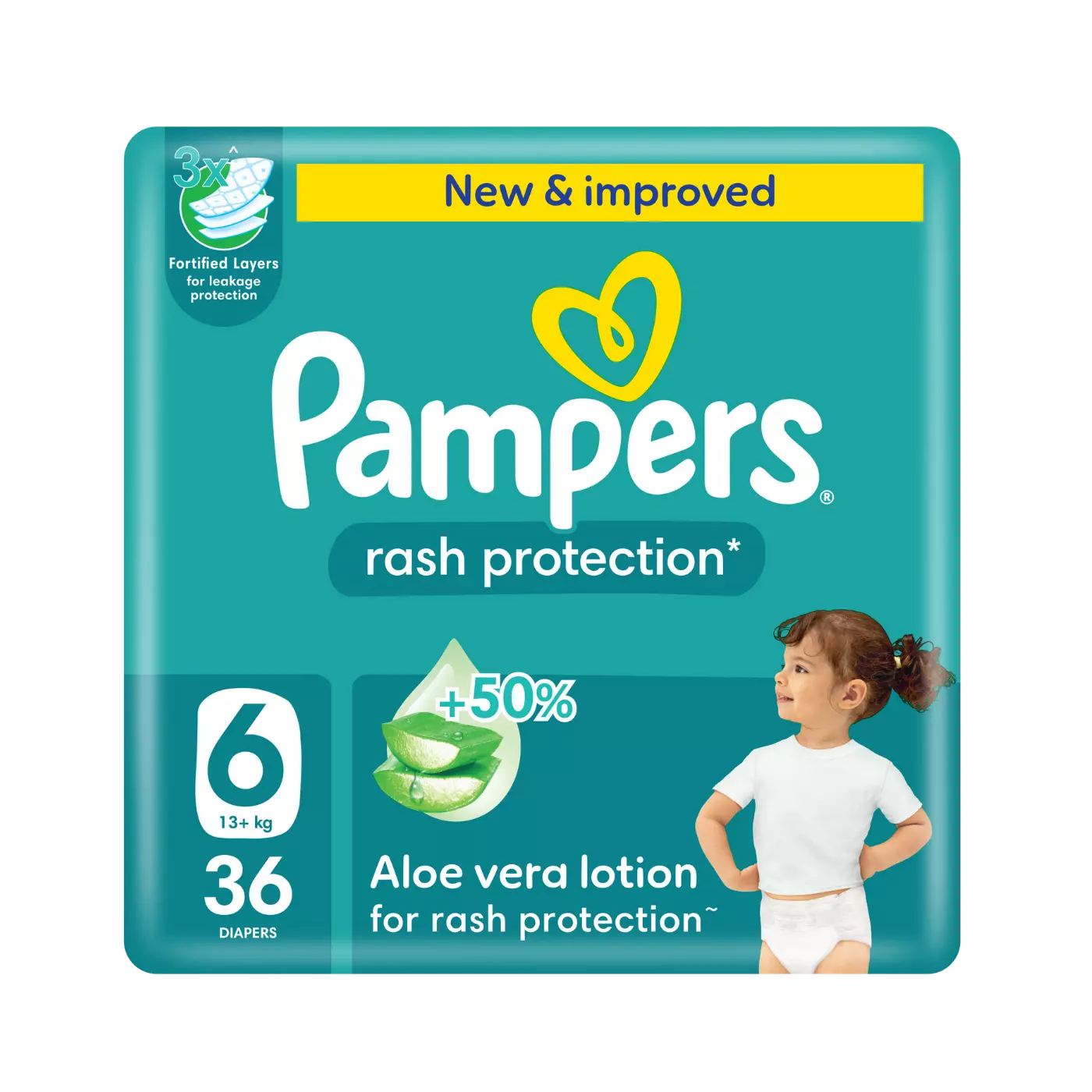 PAMPERS DIAPERS *36 #6 13+ KG