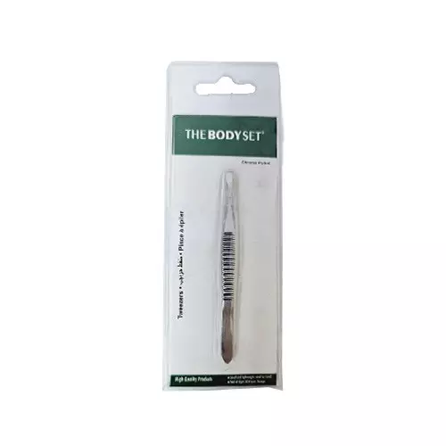 THE BODYSET TWEEZERS CHROME PLATED 3013 