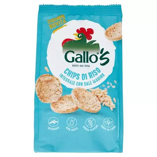 GALLOS CHIPS BROWN RICE & SALT 40G 