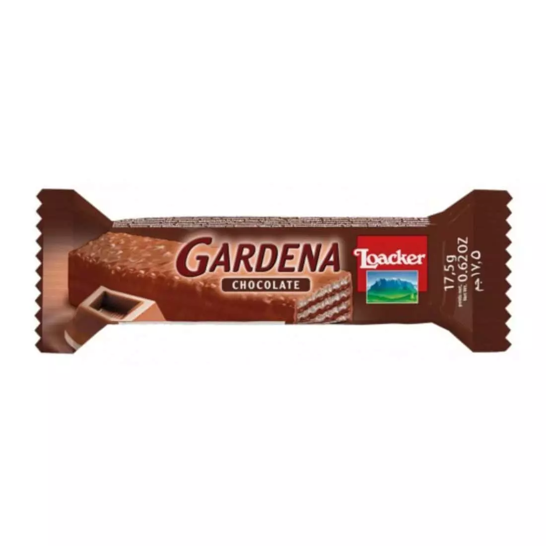LOACKER GARDENA SNACK BAR CHOCOLATE 17.5G