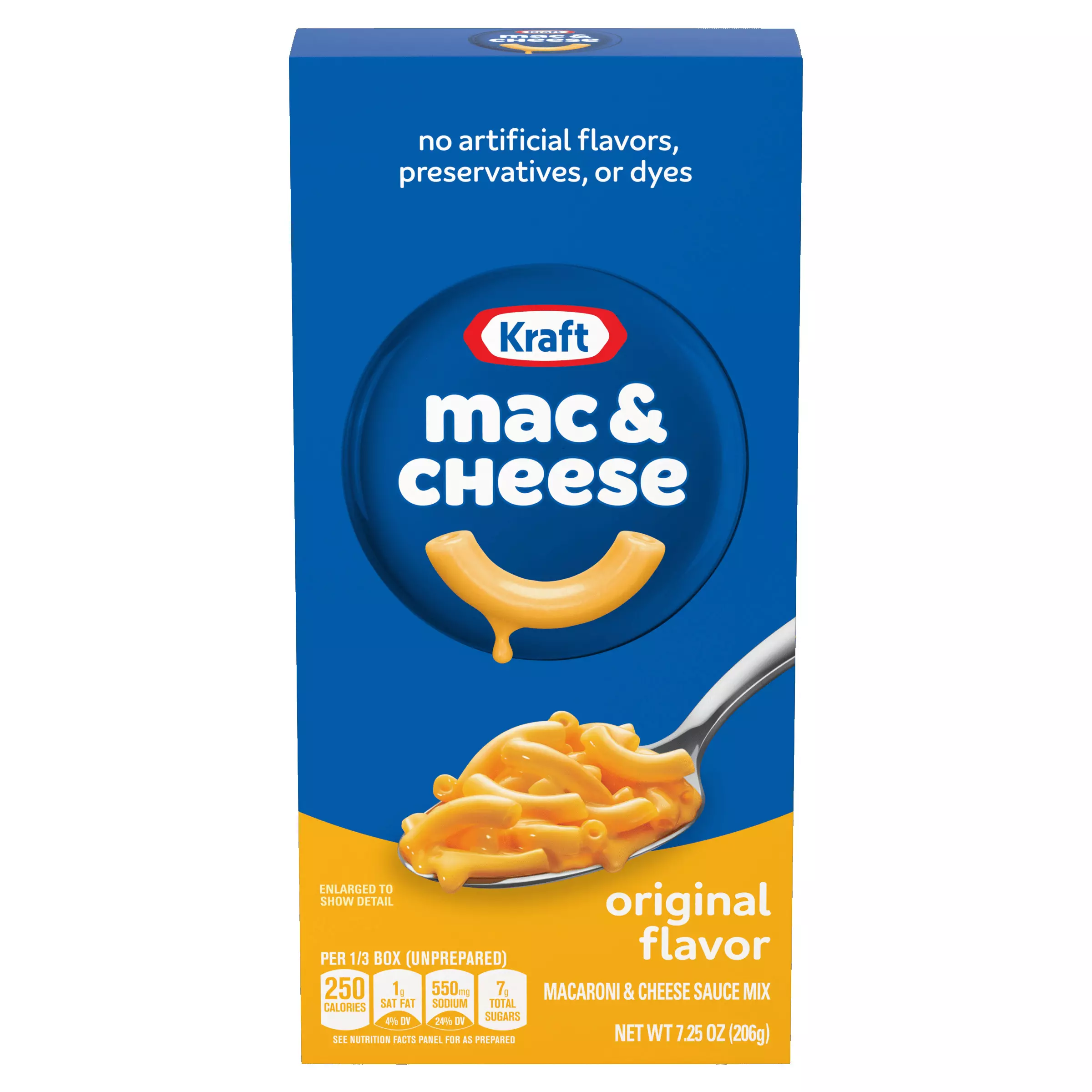 KRAFT MAC&CHEESE ORIGINAL 206G 