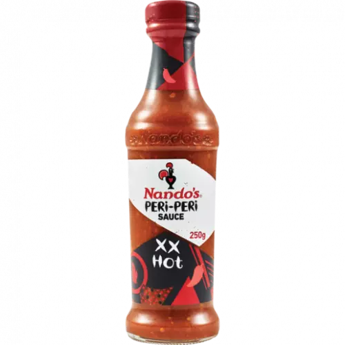 NANDOS PERIPERI SAUCE XX HOT 250G  