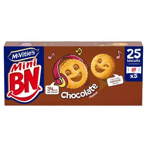 MCVITIES MINI BN BISCUIT CHOCOLATE 175G