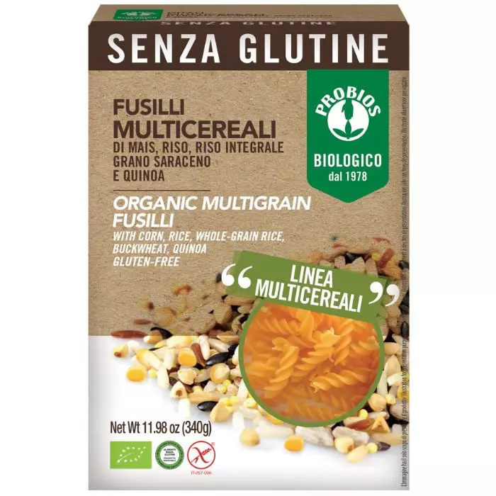 PROBIOS GF ORGANIC MULTIGRAIN FUSILLI 340 G