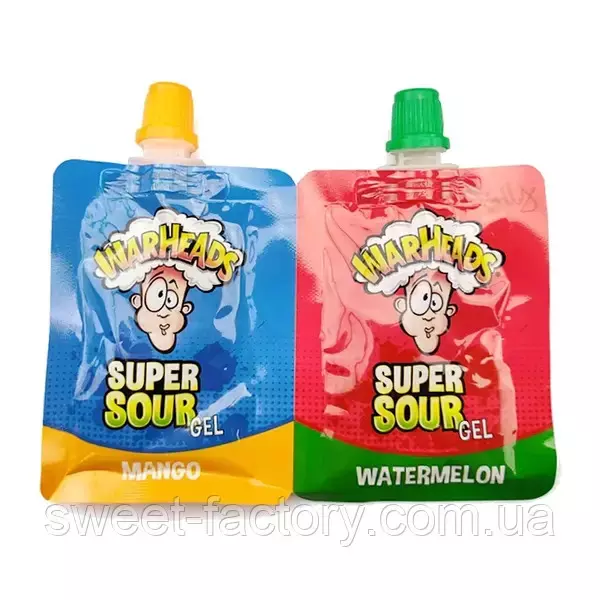 WARHEADS SUPER SOUR GEL 40G 