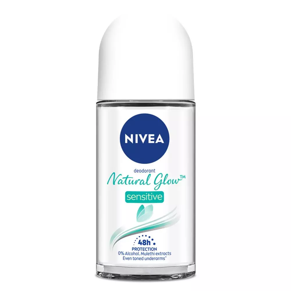 NIVEA ROLL ON NATURAL GLOW SENSITIVE 50ML