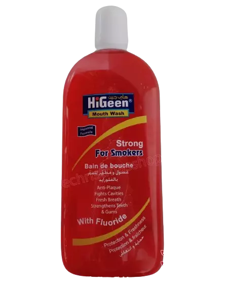 HIGEEN MOUTH WASH STRONG FOR SMOKERS 400 ML