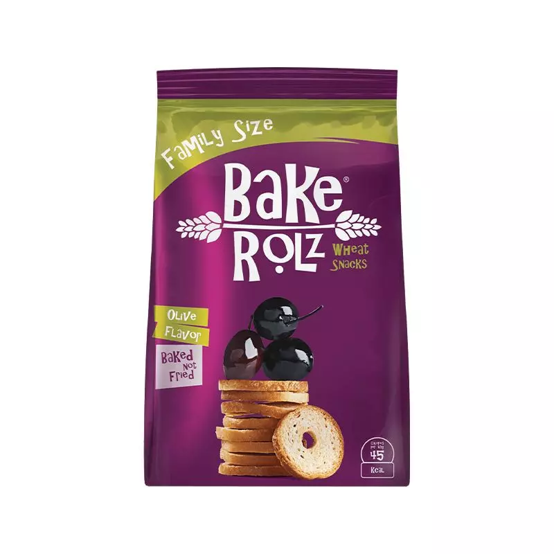 BAKE ROLZ WHEAT SNACKS OLIVE FLAVOR 100 G