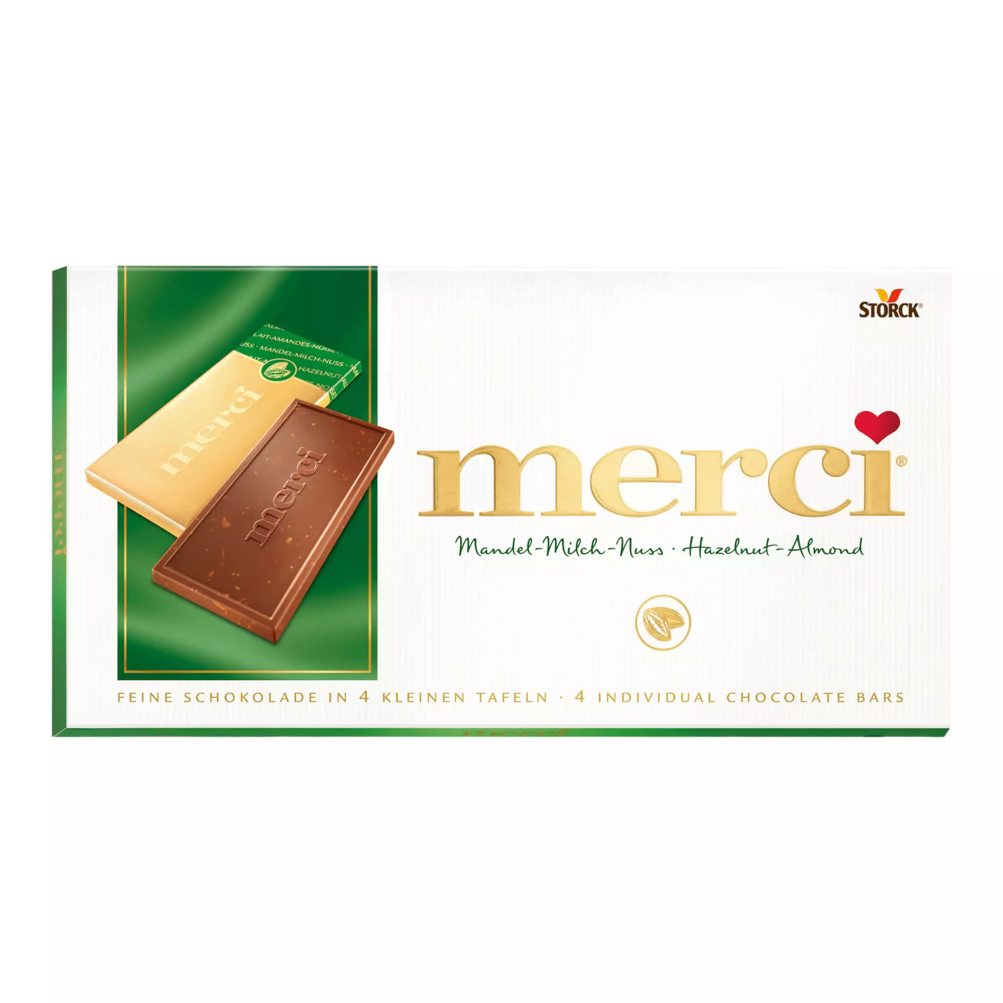 MERCI HAZELNUT & ALMOND 100 G