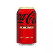 COCA COLA ZERO SUGAR ZERO CAFFEINE 150 ML