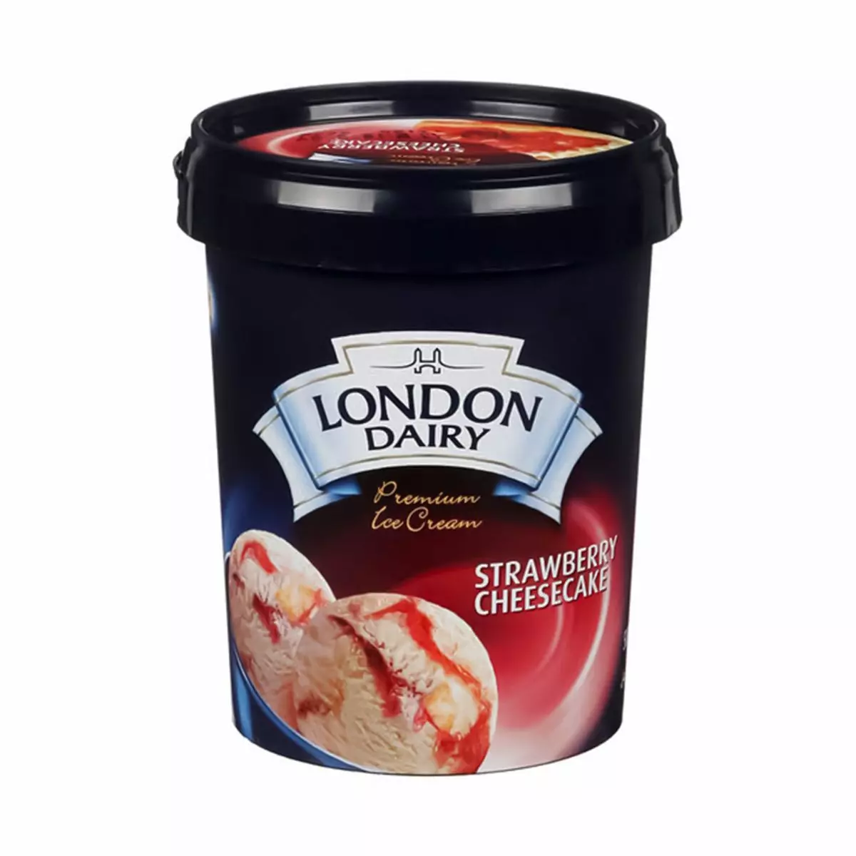 LONDON DAIRY STRAWBERRY CHEESECAKE 500ML  