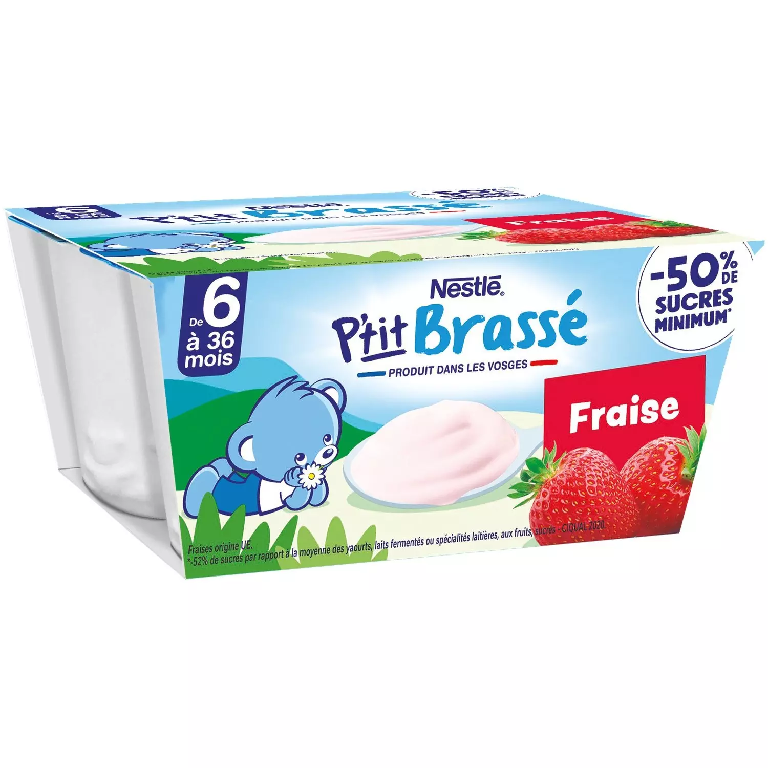 NESTLE PETIT BRASSE FRAISE *4 100 G