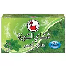 الوزة شاي اخضر بنكهة النعنع *25 ظرف  