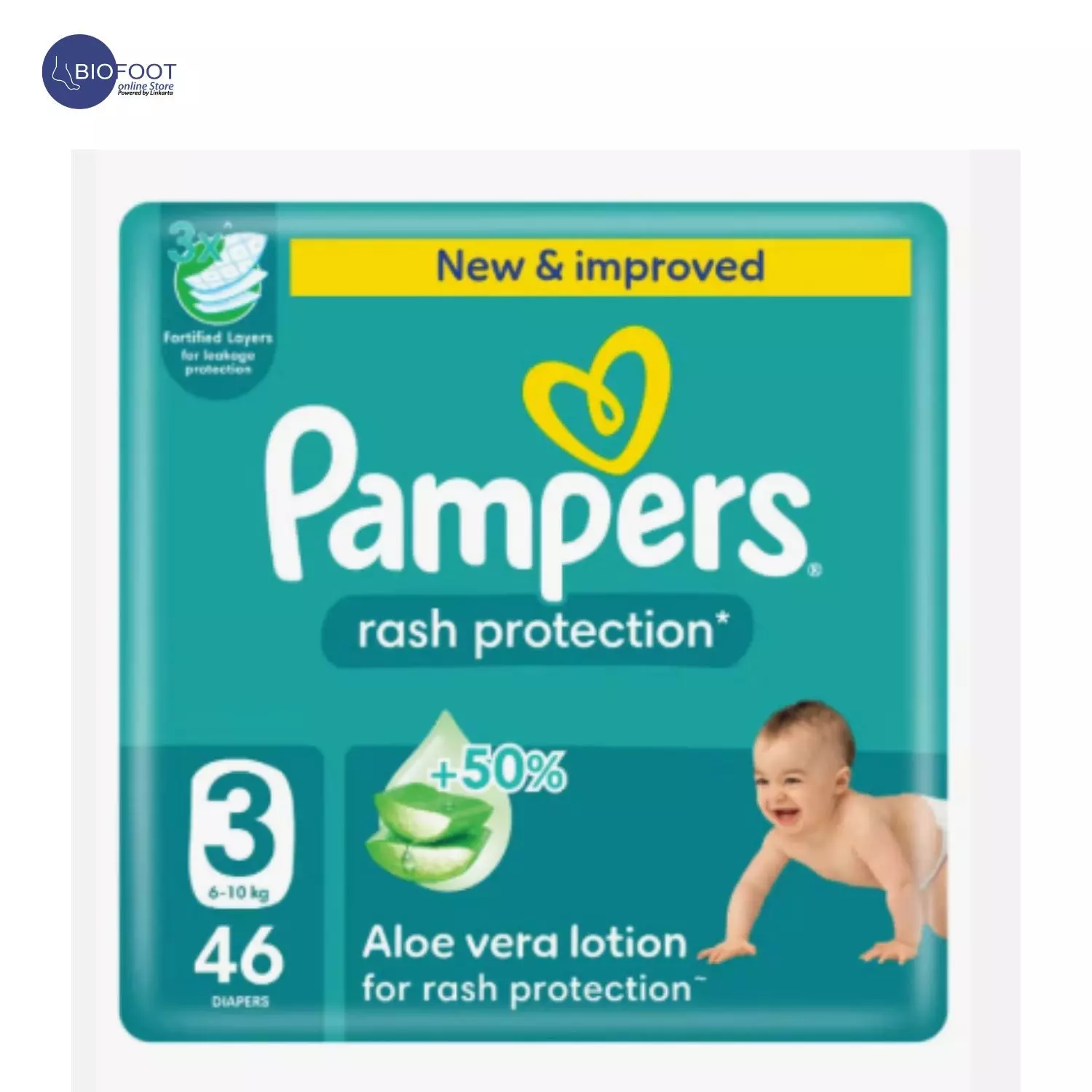 PAMPERS DIAPERS *46 #3 6_10 KG
