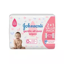JOHNSONS WIPES *72 2+1 FREE