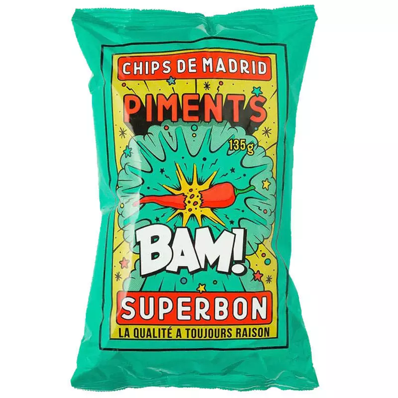 SUPERBON CHILI PEPPER CHIPS 135 G