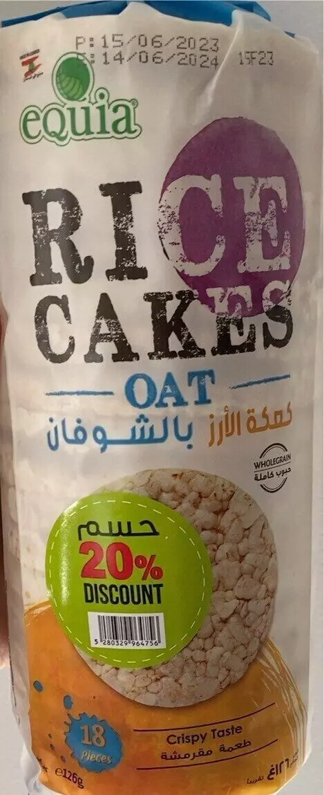 EQUIA RICE CAKE -20% 125G