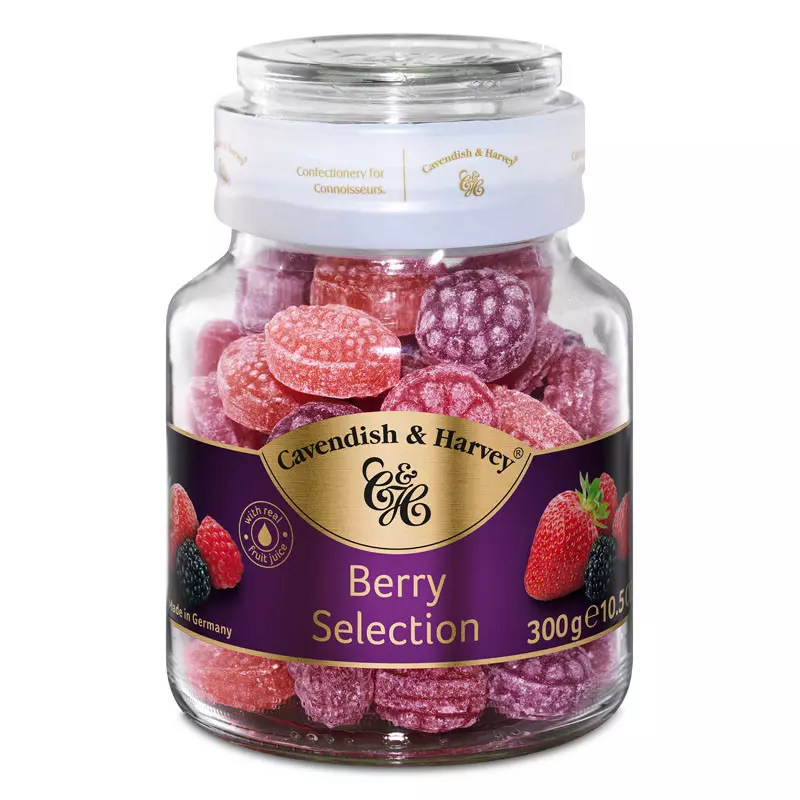 CAVENDISH CANDIES BERRY JAR 300G 