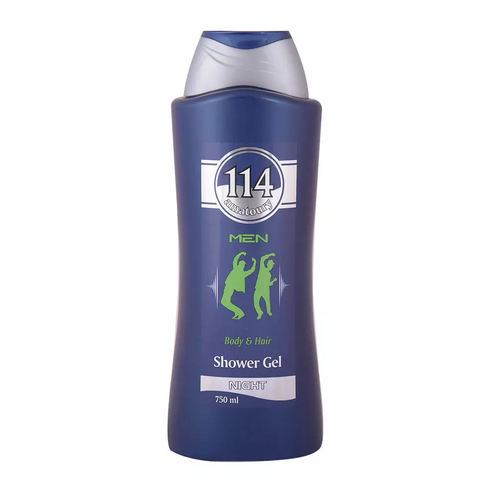 114 SHOWER GEL MEN NIGHT 650ML
