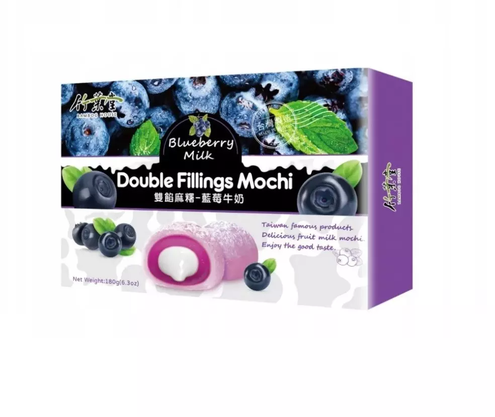 BAMBOO HOUSE BLUEBERRY MILK MOCHI 180G 