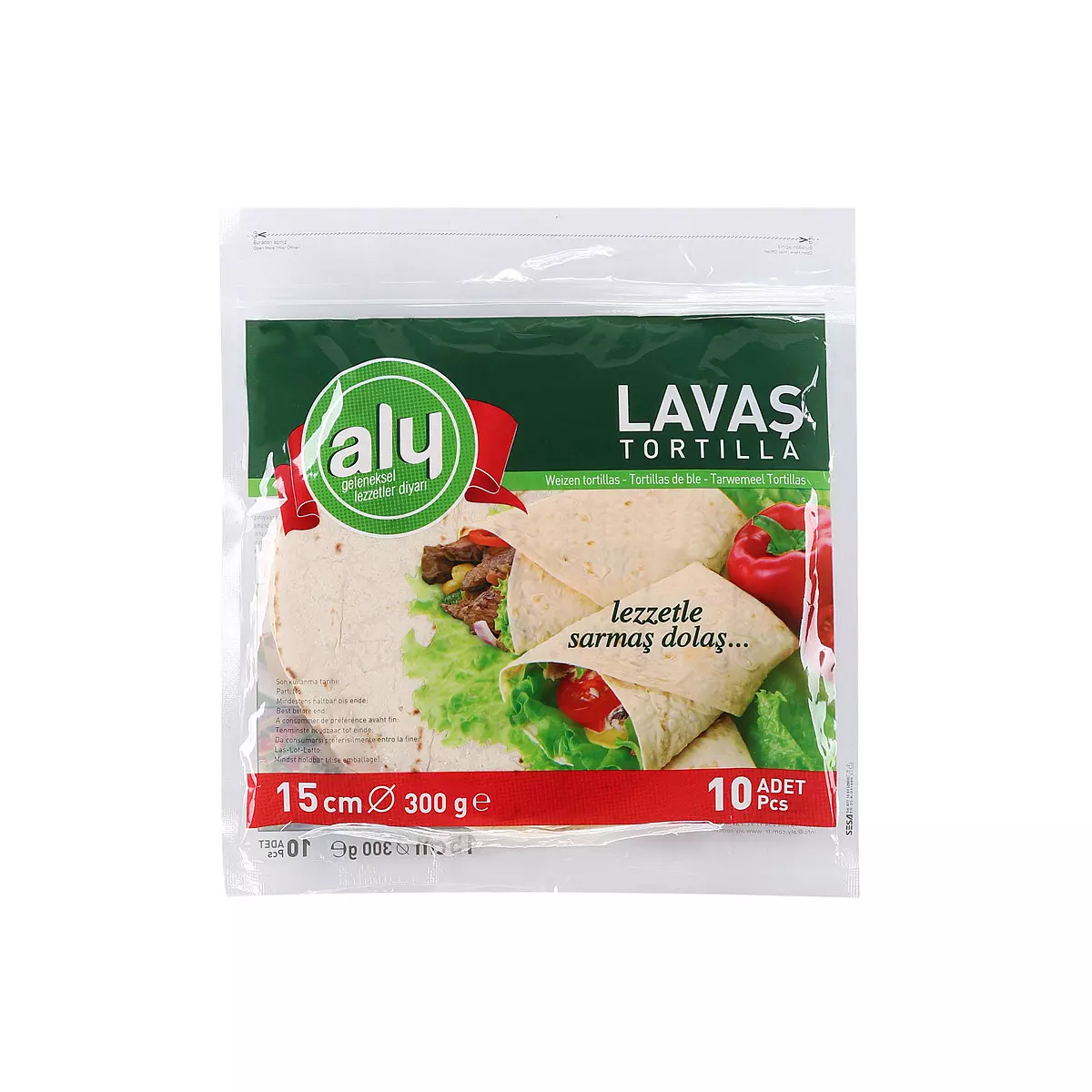 ALY TORTILLA 300G 15CM *10 