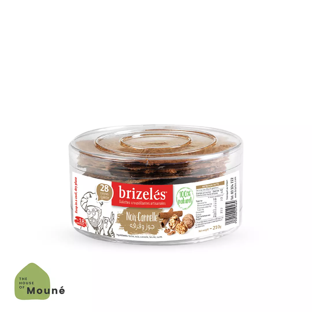 BRIZELES NOIX CANNELLE 210G