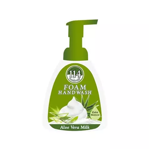 114 FOAM HAND WASH ALOE VERA MILK 400ML  