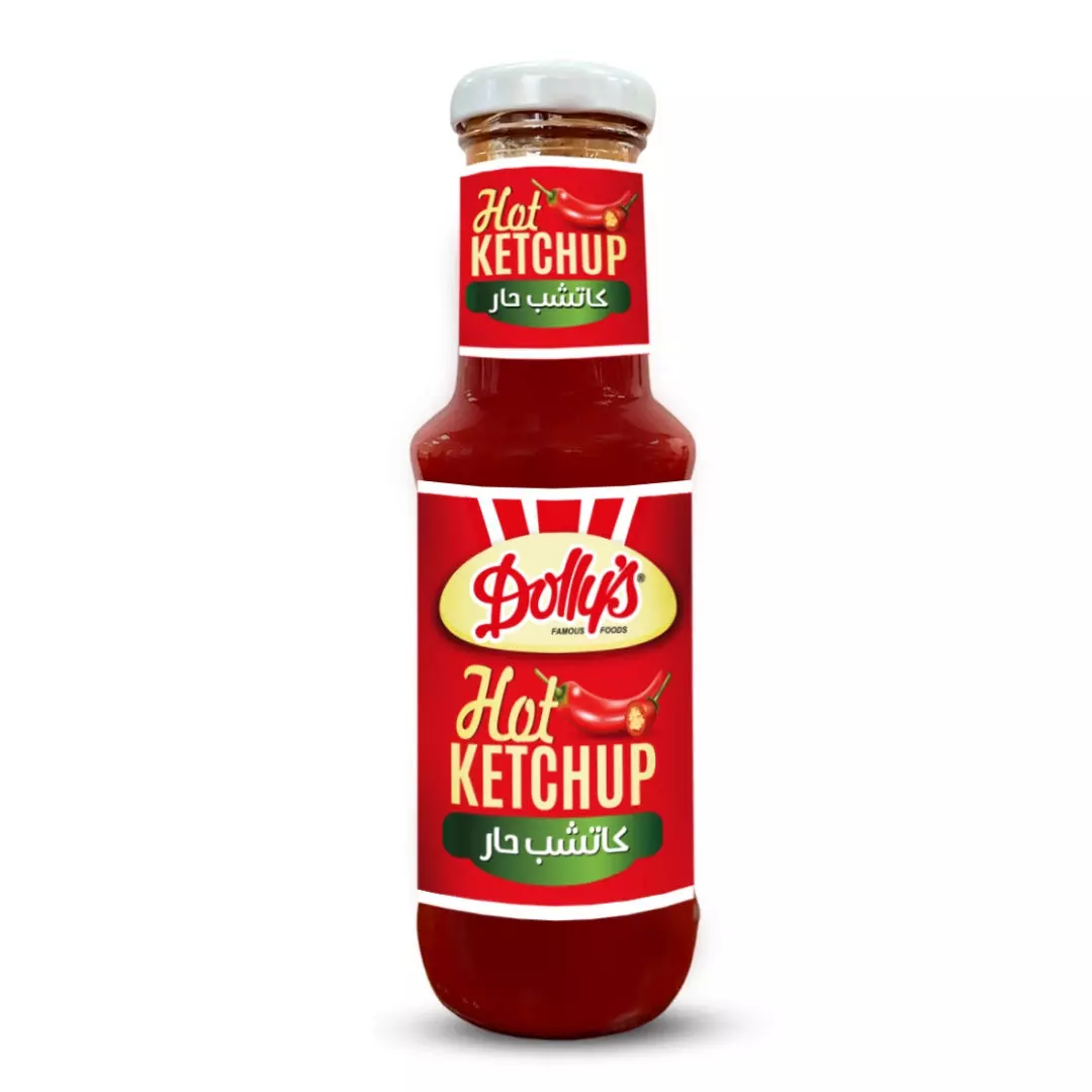 DOLLYS KETCHUP JAR HOT 340G
