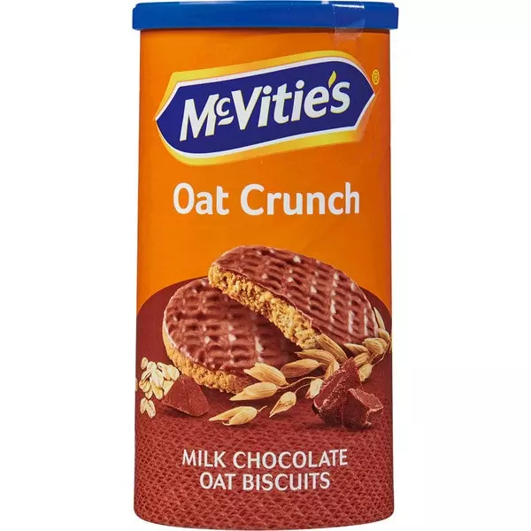 MCVITIES OAT CRUNCH CHOCOLATE BISCUIT 205G