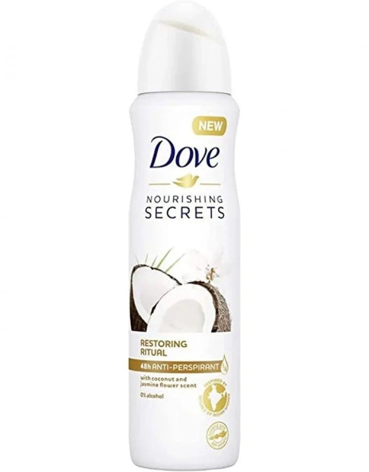 DOVE DEO COCONUT & JASMINE 150ML 