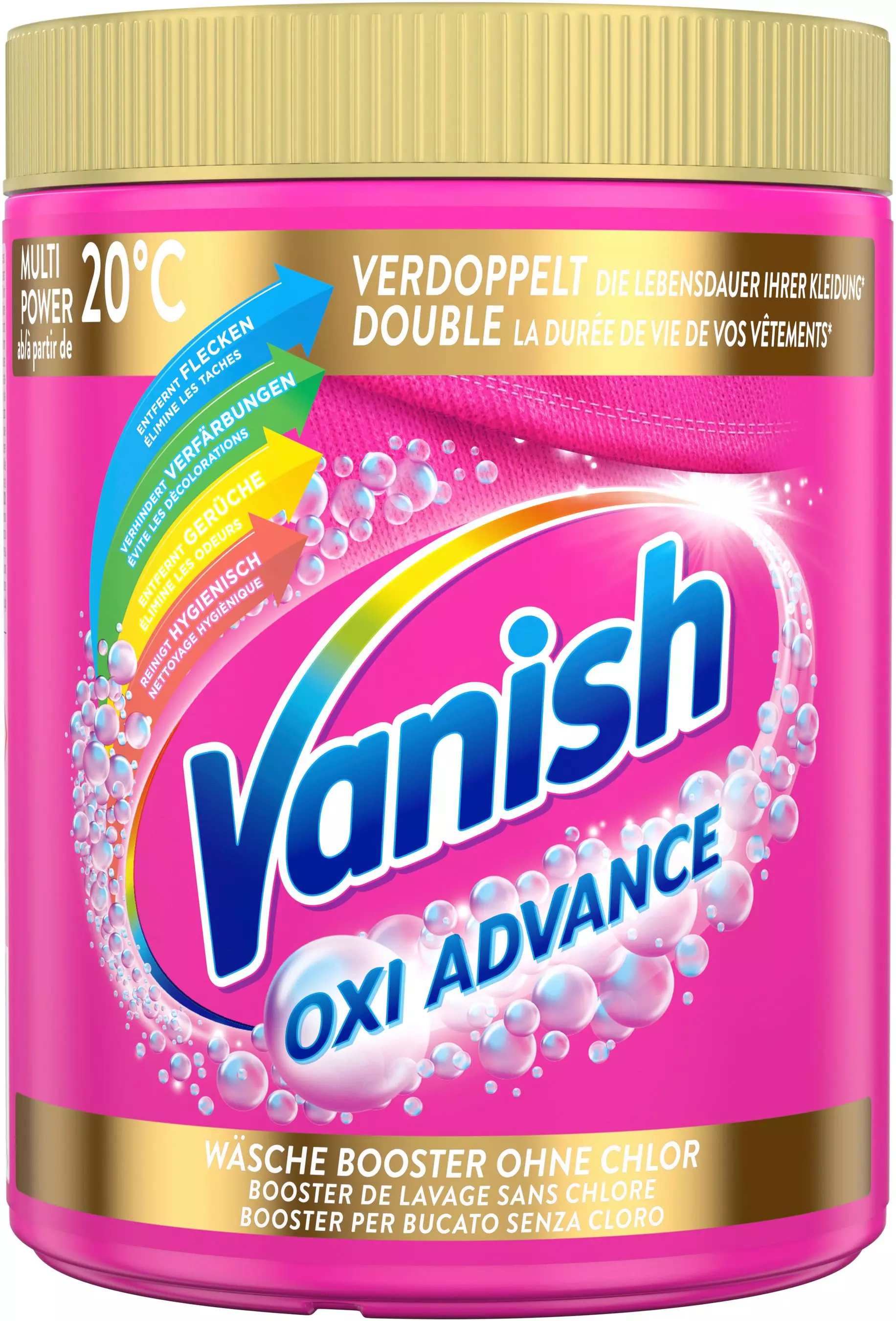 VANISH POWDER OXI ADVANCE 900G PINK 