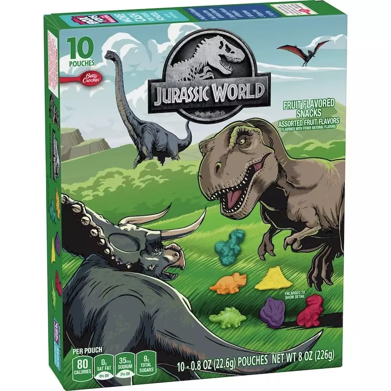 BETTY CROCKER JURASIC WORLD FRUIT SNACK *10 226G