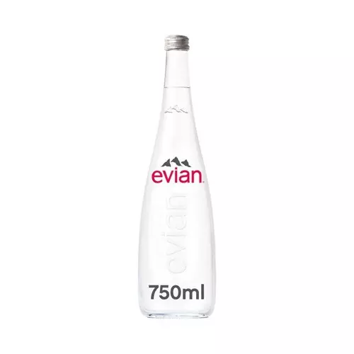 EVIAN NATURAL MINERAL WATER 750ML