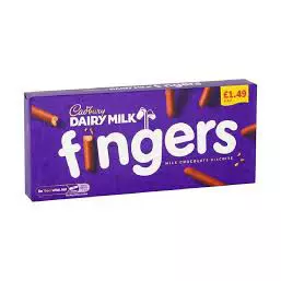 CADBURY DAIRY MILK FINGERS 114G