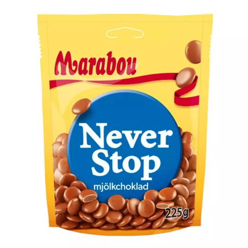 MARABOU NEVER STOP MILK CHOCOLATE 225 G