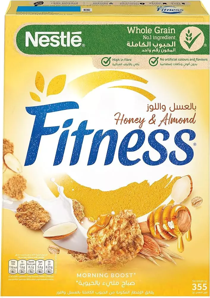 NESTLE FITNESS HONEY & ALMOND 355 G SAVE 10 %